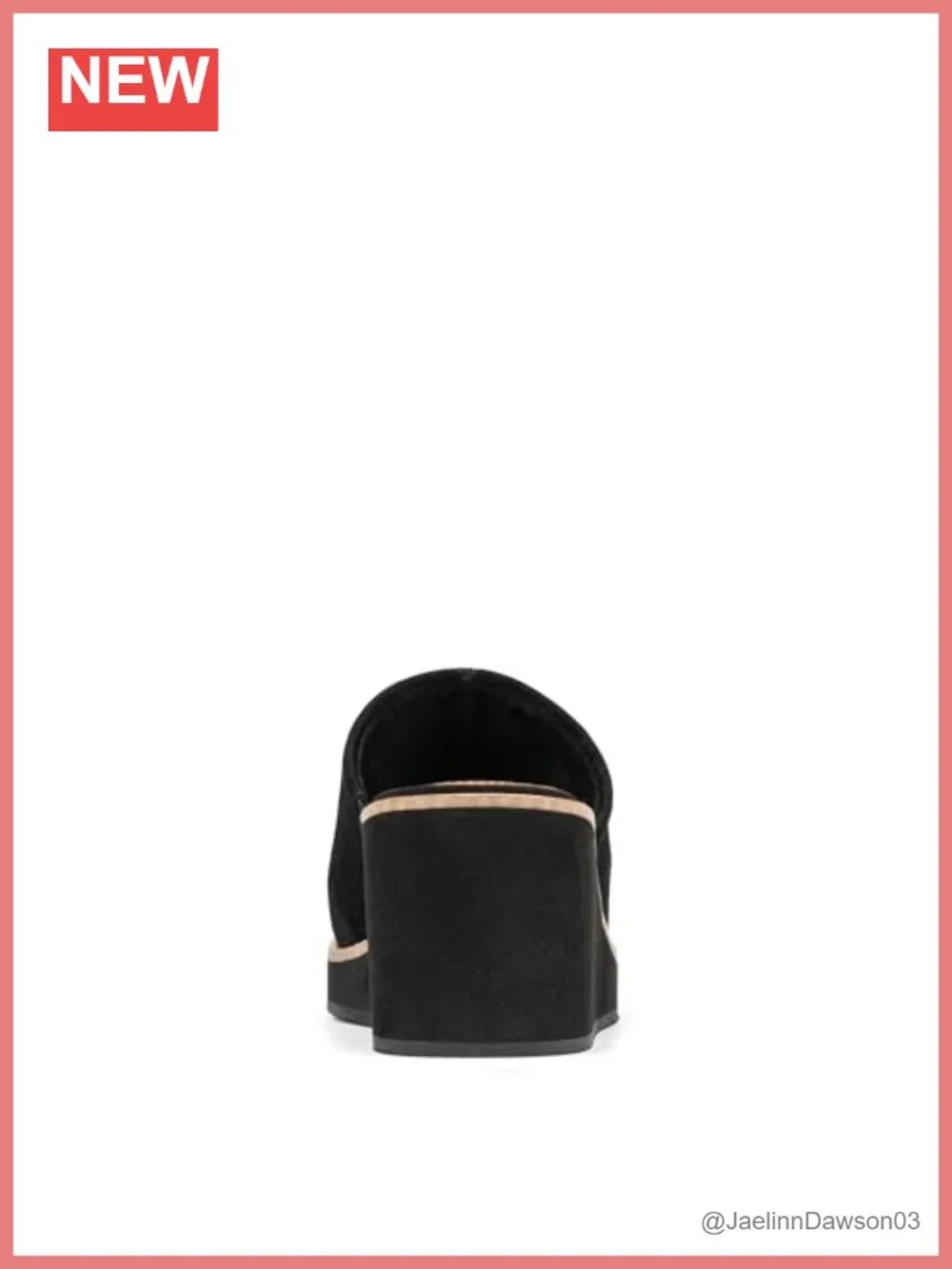 Suede Platform Wedge Mule Heels with Memory Foam